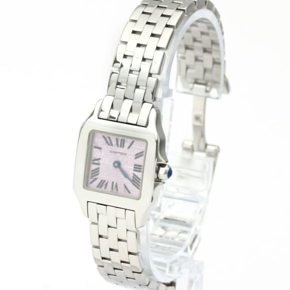 CARTIER Santos Demoiselle Quartz Stainless Steel Women's Dress/Formal W2510002 - Picture 2 of 8